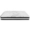Flash Furniture Queen Size Dk Gray Fabric Platform Bed & Mattress HG-BM10-47-GG - alternate 3